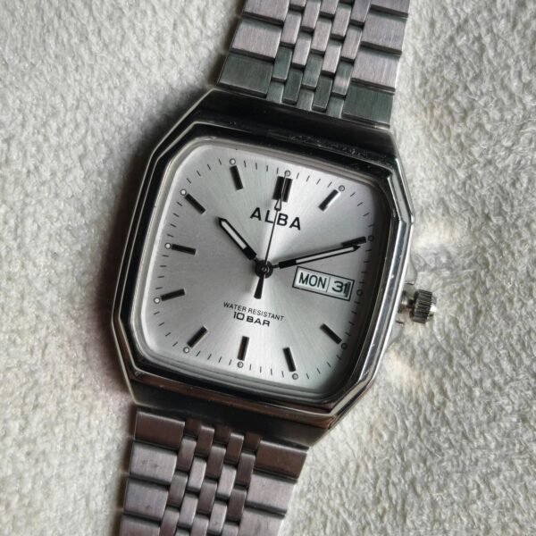 ALBĀ by Seiko 7N33-K003 – Silver Tank Diver