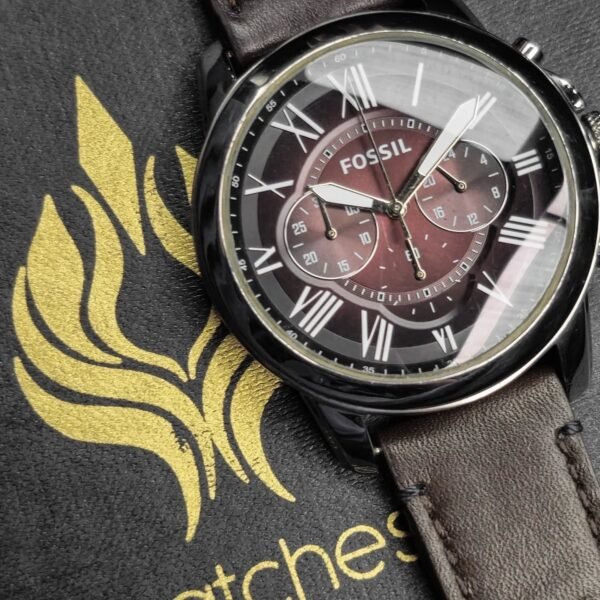FOSSIL Grant Chronograph – Burgundy Dial